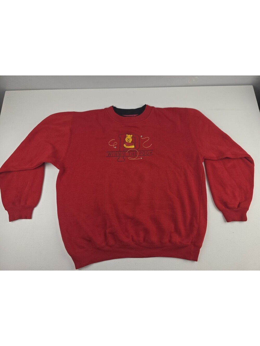 Vintage Winnie The Pooh 100 Acre Collection Crewneck Sweater Embroidered XL